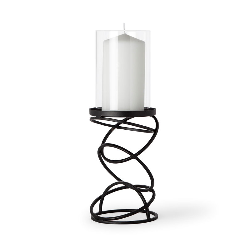 Bougeoir de table, H 13,5 po x l 4,75 po x P 4,75 po