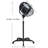 1300W Freestanding Hooded Hair Dryer with Adjustable Height-1862060751