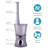 Air Innovations 1.6 Gallons Cool Mist Ultrasonic Tabletop Humidifier with Adjustable Humidistat for 100 Cubic Feet