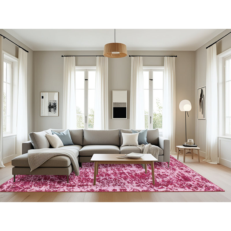 Tapis abstrait moderne 881, Rectangle 8 pi x 12 pi