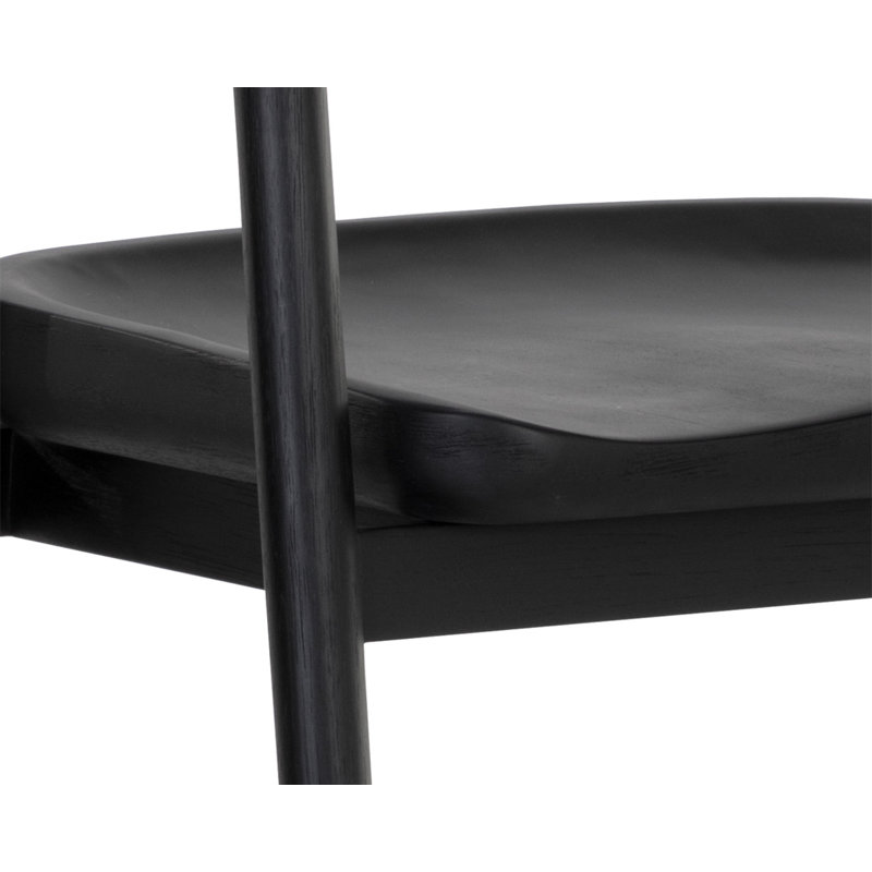Taneishia Stool with Solid Wood Frame
