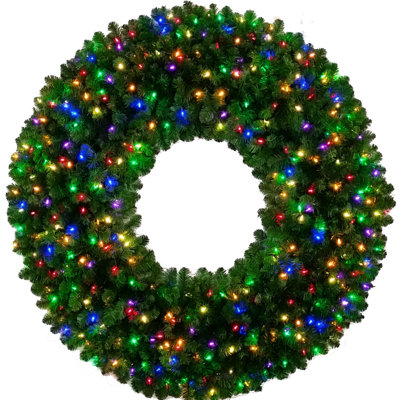 Christmas LED Lights PVC Wreath