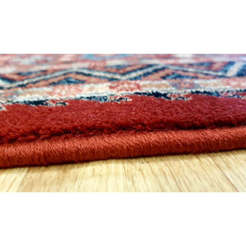Abbeville Oriental Wool Area Rug, Rectangle 135 x 200cm