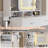 White Makeup Vanity Desk with LED Mirror, Charging Station, 2 Drawers and Stool