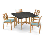 Wexford and Mera Outdoor 5 - Piece Dining Set with Cushions