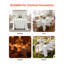 Tablecloths for Rectangle Tables, Reusable and Machine Washable Table Clothes, Wrinkle-Resistant Polyester Fabric Table Covers for Wedding, Party, Banquet-1901362816-1901362817
