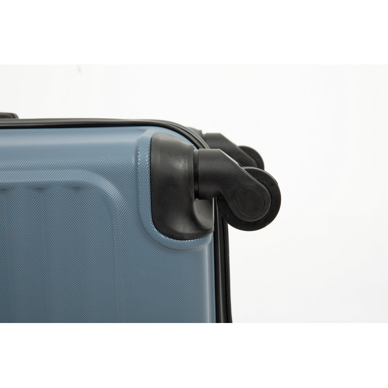 3-Piece Hardshell Luggage Set with TSA Lock & 360° Spinner Wheels, Blue