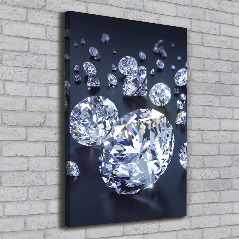 Diamonds - Wrapped Canvas Print