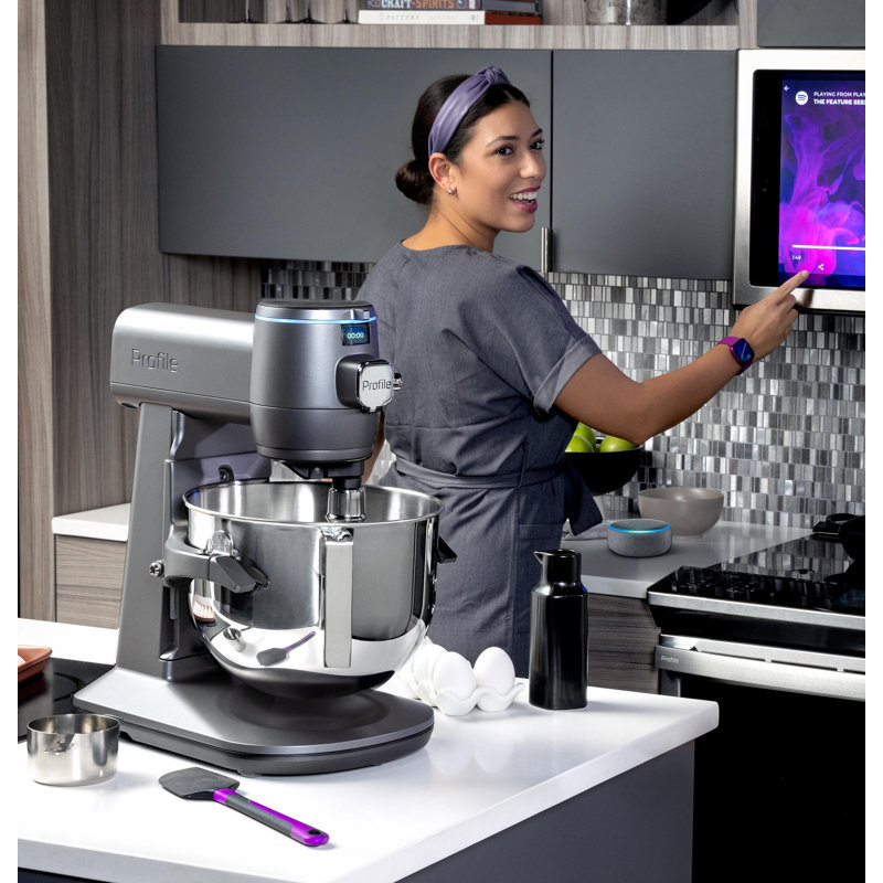 GE Profile Smart Mixer with Auto Sense, Mineral Silver