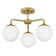 Kobie Glass Semi Flush Mount