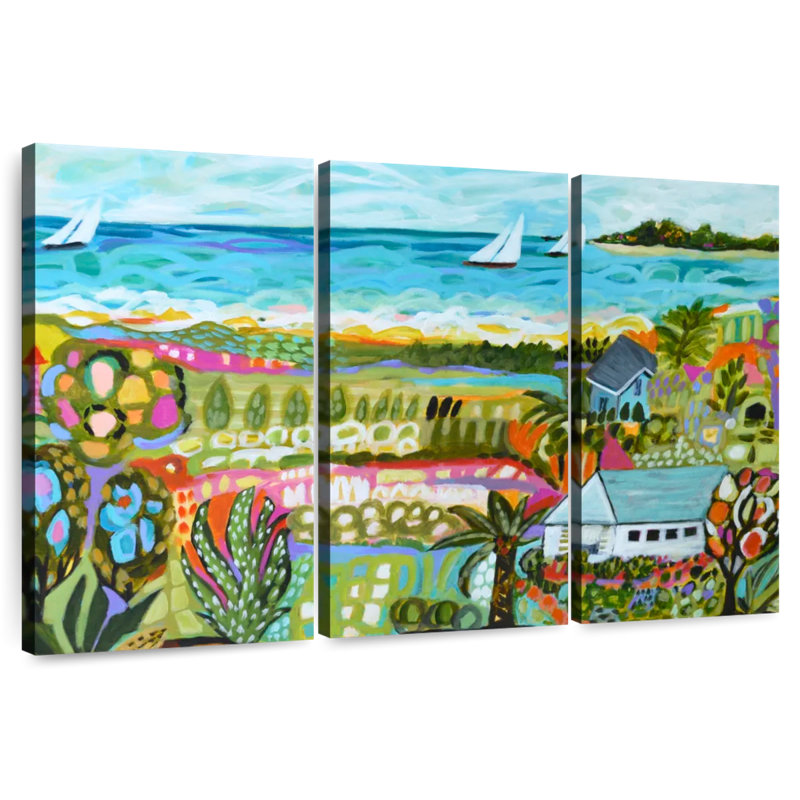 Gillard Nautical Whimsy III, H 48 po x l 74 po