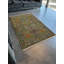 Tapis décoratif rétro multicolore à motifs clairs et à motifs de franges-884006591