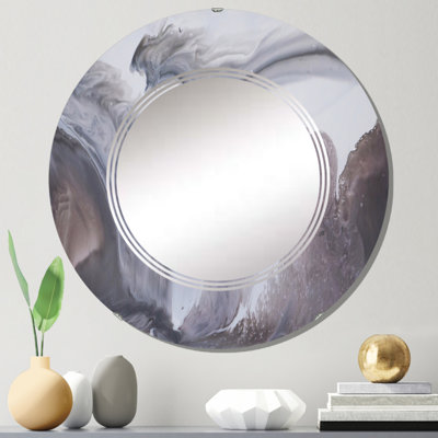 Miroir mural noir et blanc II