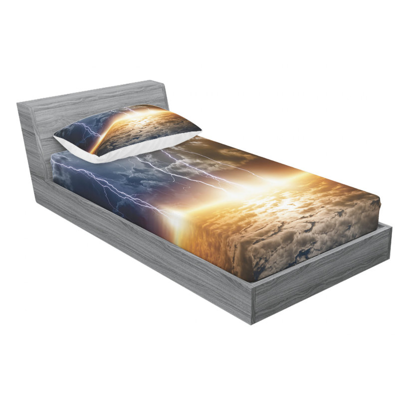 Microfiber Sheet Set, Twin XL Sheet Set with Fitted Sheet