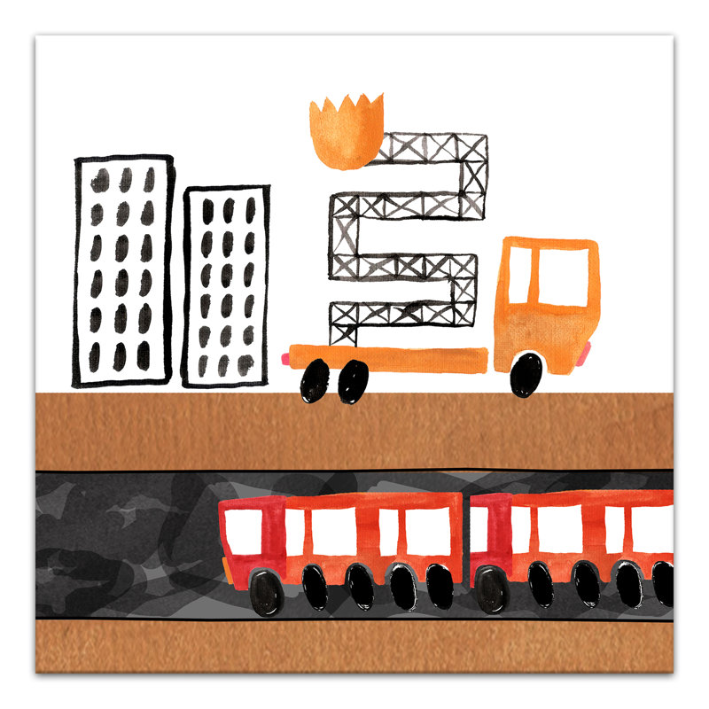Transportation, 12" H x 12" W x 1.25" D