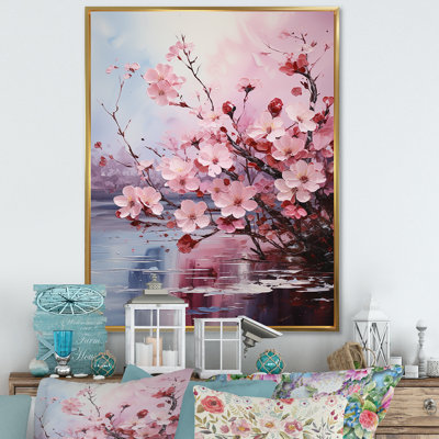 «Cherry Blossom Flower Meadow II», reproduction sur toile