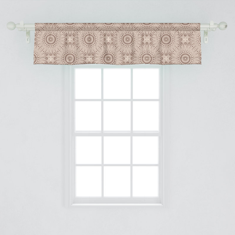 Ensemble de 2 cantonnières Ambesonne Mandala, L 42 po x L 12 po