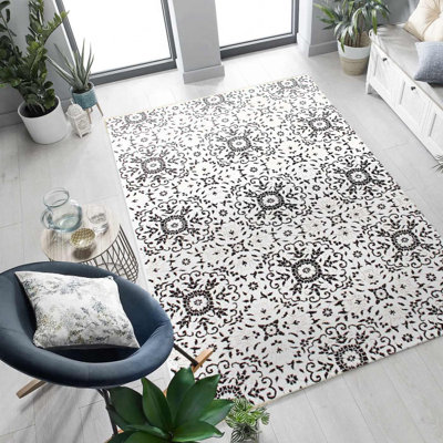 Grey Colour Hand Knotted Modern Rug 5'11'' X 8'11''