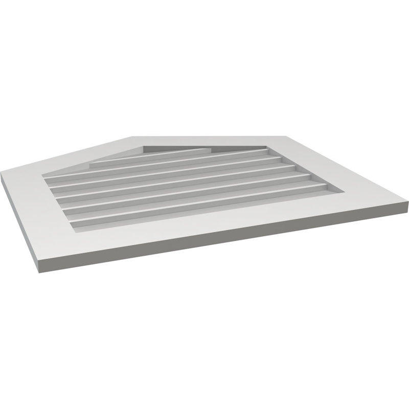 Ventilateur à pignon non-fonctionnel Signature, H 26 po x l 30 po x P 1 po, Brai 5/12