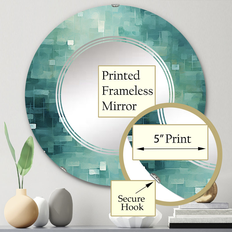 Miroir mural Bohr, 24 po x 24 po