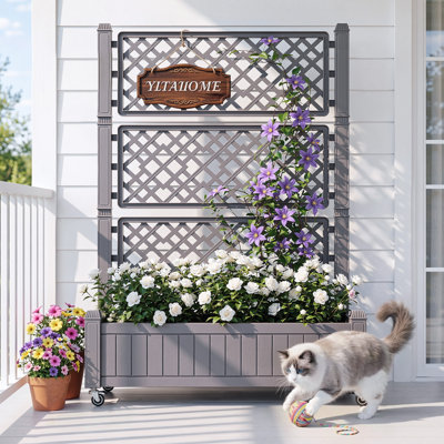 Planter Box With Trellis