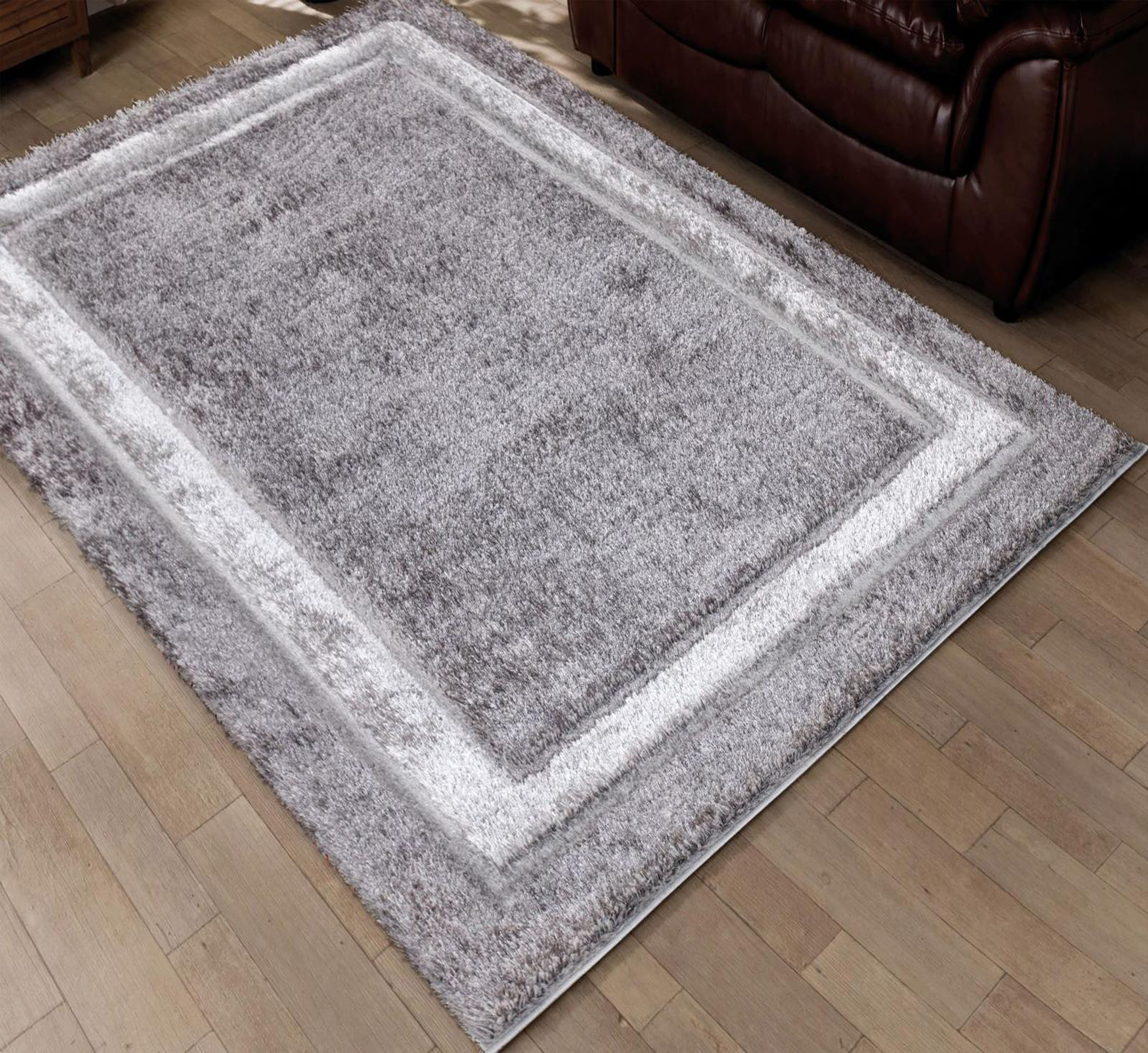 Gray Long Rug Canora Grey Trani Extra Large Thick Dark Grey Shaggy Rugs Soft Area ...