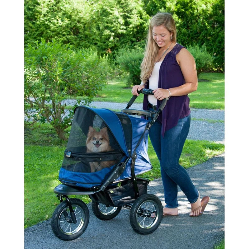 Midnight River Blue No-Zip Dog Jogging Stroller