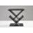 Zig-Zag Top End Table with Storage