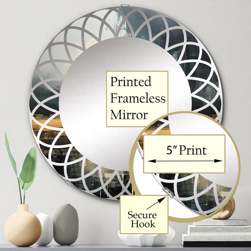 Totterdown Circle Mirror, 24" x 24"