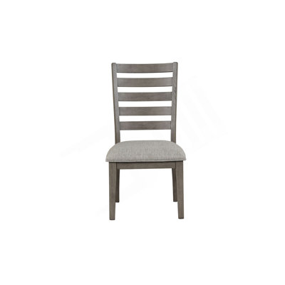 Casual Side Dining Chair W/ Ladder Back (Set Of 2)