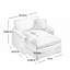 Fauteuil d'appoint simple en velours côtelé-1256305798