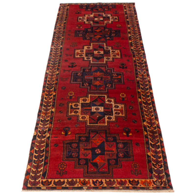 Tapis de couloir unique 3 pi 7 po x 12 pi 6 po Bannu