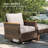 Argyri Outdoor Rattan Swivel Patio Chair With Cushions-1435847594