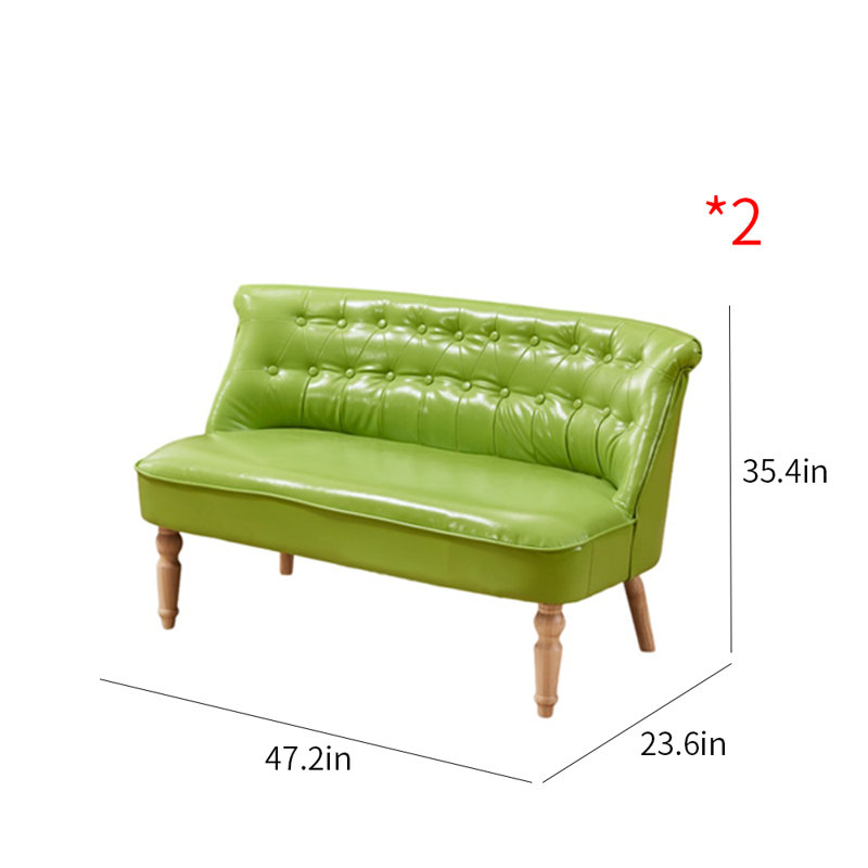 Banc rembourré en similicuir Bar