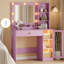 Petite coiffeuse avec miroir et lumières-72735810