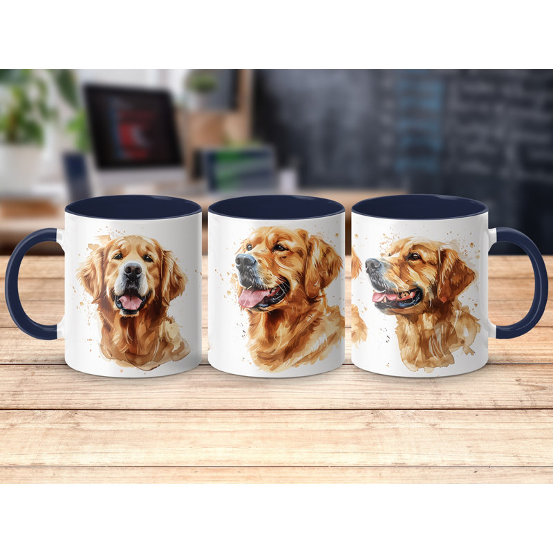 11oz Watercolour Gordon Setter Design Coffee Mug, 3
