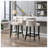 Karlia Upholstered Counter Stool with Solid Wood Frame-661027937-661027936