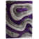 Thionville Shag Purple/Grey Shag Area Rug