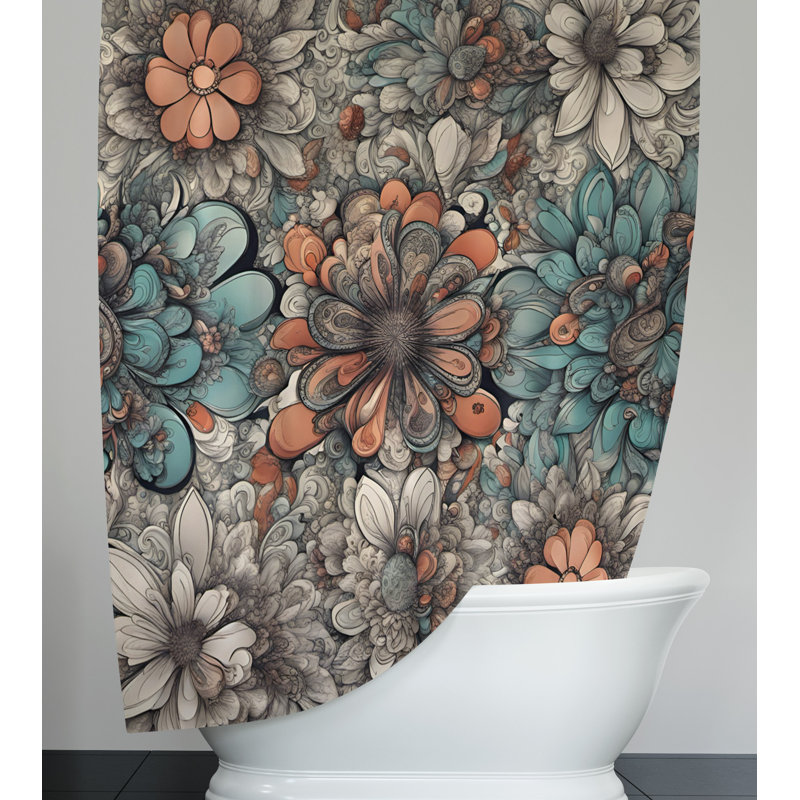 Rideau de douche Arelle, L 70 po x L 93 po