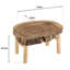 Zech Solid Wood Four Leg Coffee Table