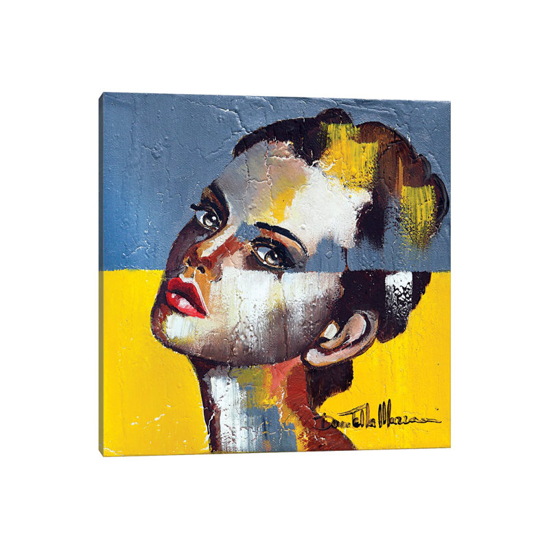 I'm Here by Donatella Marraoni - Wrapped Canvas Painting, 30.48 cm H x 30.48 cm W
