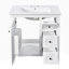 Meuble-lavabo de salle de bain avec lavabo en céramique et 3 tiroirs-1150513121