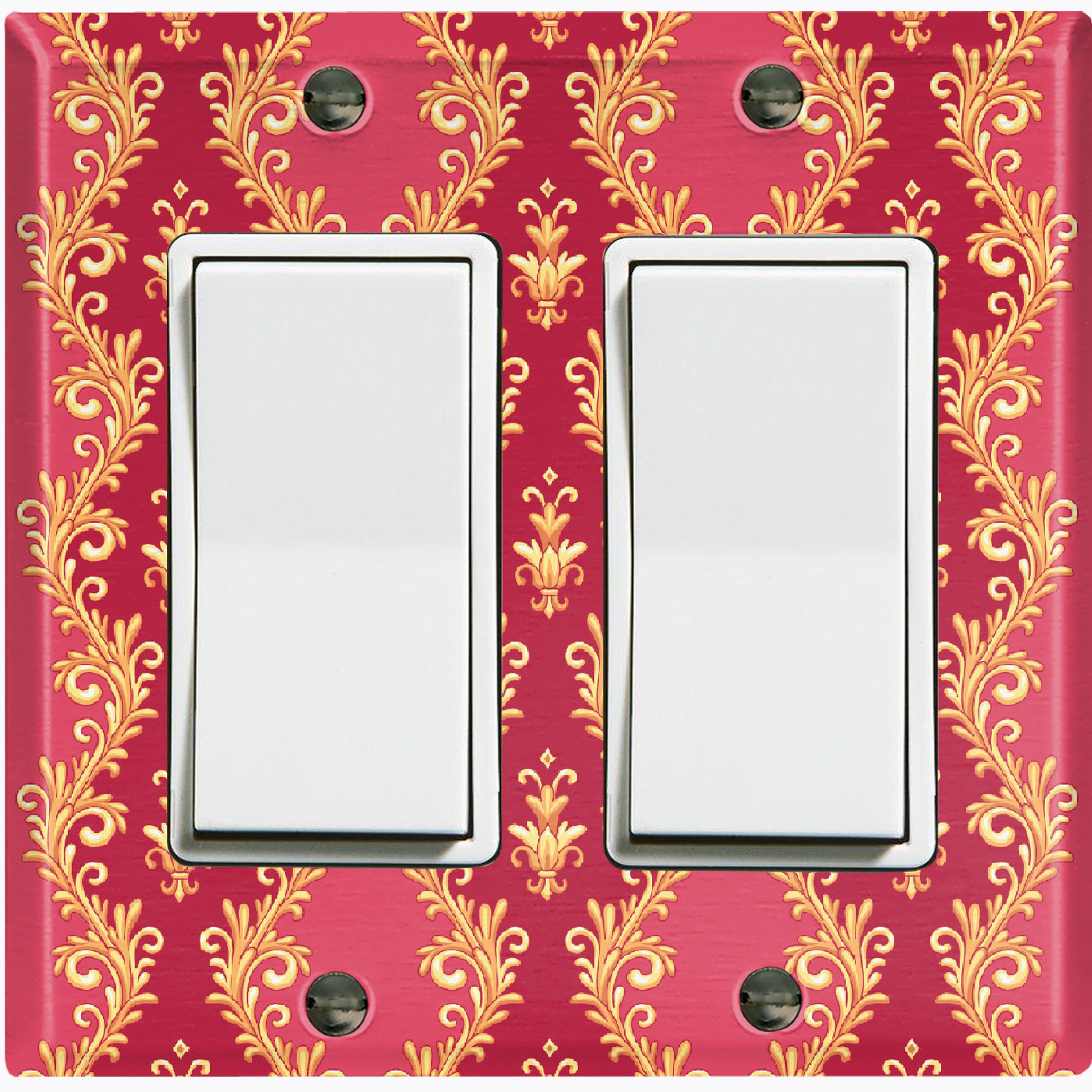 WorldAcc Nature Themed 2 - Gang Rocker Standard Wall Plate | Wayfair