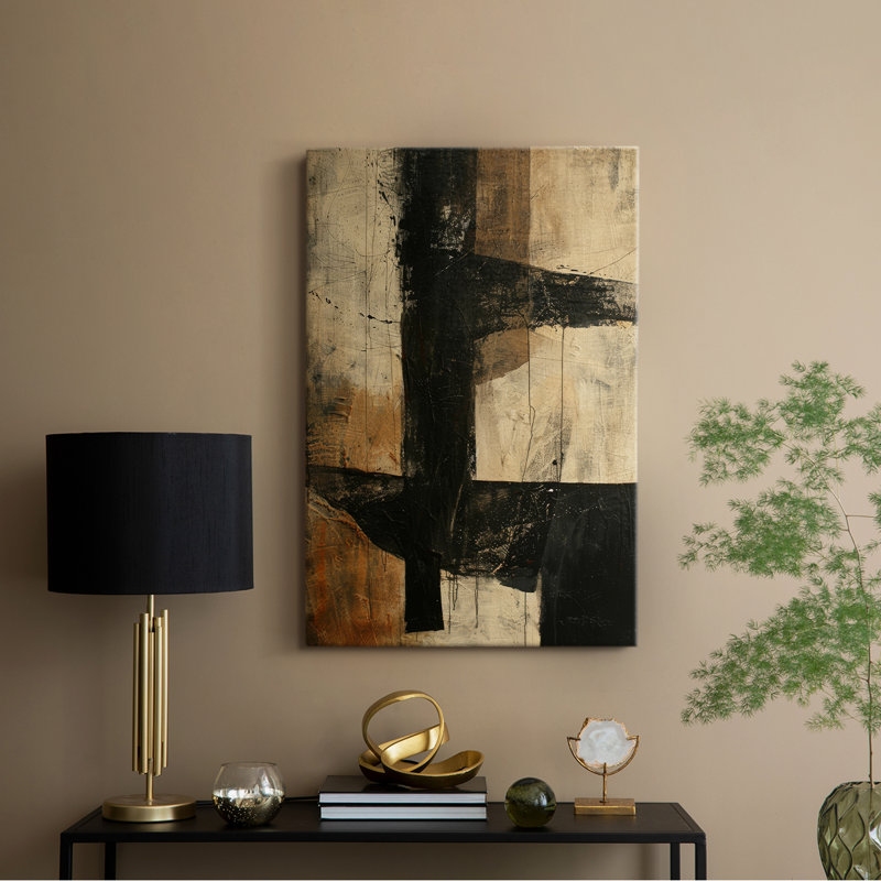 ABSTRACT Series CCCCXXIV - Toile tendue avec châssis de qualité supérieure - Prêt à être accroché, H 60 po x l 40 po