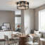 Kaelum 3 - Light Dimmable Crystal Flush Mount