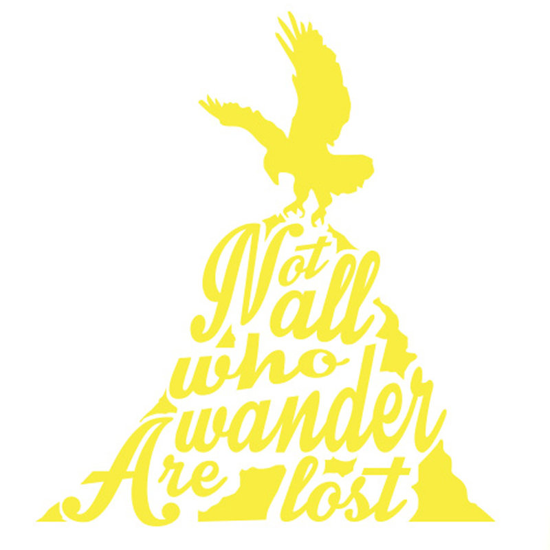 Wall Decal, Bright Yellow