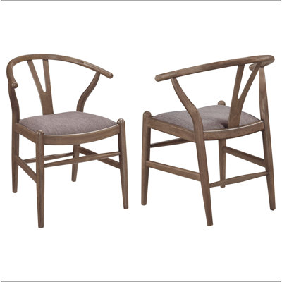 Guinea Walnut Wood  Dining Side Chair (Set of 2)