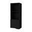 Armoire murale moderne en noir - Solution de rangement polyvalente à une porte pour la maison
