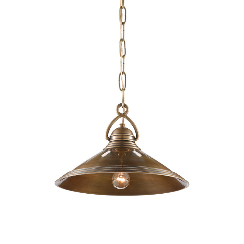 Luminaire suspendu conique à 1 lumière Weybright