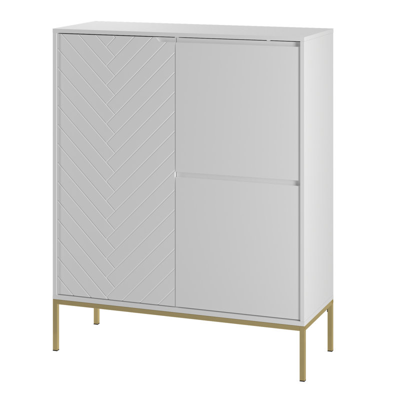 Annyka Square Accent Chest, White